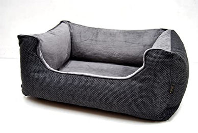 Ollesch Lebon Hundebett Louis Plus mit Memory Foam in Grau Größe M – Bild 1 von 3