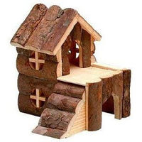 Produktbild von Ollesch Nagerhaus aus Holz in Natur Braun 14 x 13,5 x 15,5 cm