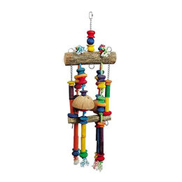 Produktbild von Ollesch Papageienschaukel aus Holz in Bunt