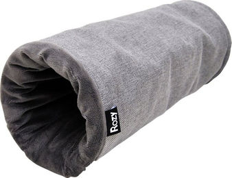 Ollesch Stella Kleintier Tunnel Spielzeug für Kaninchen und Meerschweinchen Silber 50 x 20 cm – Bild 1 von 2