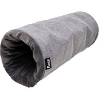Produktbild von Ollesch Stella Kleintier Tunnel Spielzeug für Kaninchen und Meerschweinchen Silber 50 x 20 cm
