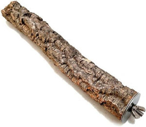 Ollesch Vogelspielplatz Korksitzstange aus Naturkork 30cm für Vögel – Bild 1 von 3
