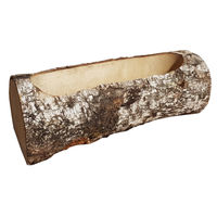 Produktbild von Ollesch XXL Futtertrog und Sandbad aus Holz für Meerschweinchen und Kaninchen in Braun