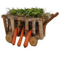 Produktbild von Ollesch XXL Heuraufe aus Naturholz Birke für Meerschweinchen und Kaninchen