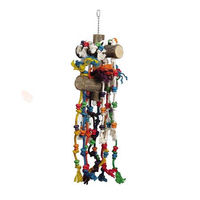 Produktbild von Ollesch XXL Papageienspielzeug aus Naturholz und Seilen für Papageien und Sittiche 90cm