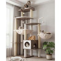 Produktbild von Omgoods Holzkatzenbaum für große Katzen 179cm hoch