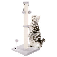 Produktbild von Omgoods Kratzbaum für Katzen mit Sisalstrick und 3 Spielbällen 82 cm hoch