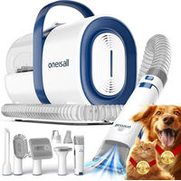 Produktbild von Oneisall 7 in 1 Profi Hundeschermaschine mit integriertem Staubsauger in Weiß