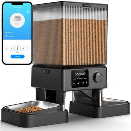 Oneisall Automatischer Katzenfutterspender mit 5G WLAN für Katzen in Lila - 5 l – Bild 1 von 2