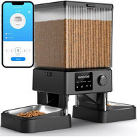 Produktbild von Oneisall Automatischer Katzenfutterspender mit 5G WLAN für Katzen in Lila - 5 l