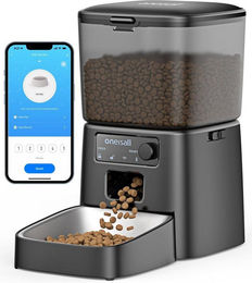 Oneisall Katzenfutterautomat mit App-Steuerung und WiFi in Lila 3.5L - 3,5 l – Bild 1 von 5