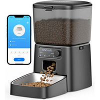 Produktbild von Oneisall Katzenfutterautomat mit App-Steuerung und WiFi in Lila 3.5L - 3,5 l
