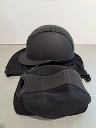 oneK Avance Matt Glitter Black Reithelm Shell-0 MS Schwarz – Bild 1 von 13