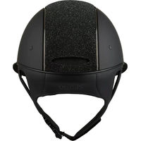 Produktbild von OneK Defender Avance Reithelm mit Glitzer Top Panel in Schwarz
