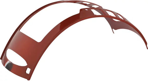 Produktbild von OneK Defender Convertible Stripe Rail für Reithelm in Rot aus Kunststoff
