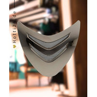Produktbild von OneK Front Vent Defender Convertible Schwarz Chrome