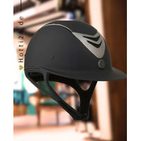 Produktbild von OneK Reithelm Avance Matt Chrom Schwarz