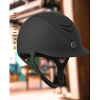 Produktbild von OneK Reithelm Defender Pro Matt Schwarz aus Kunststoff