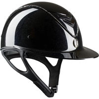 Produktbild von OneK Reithelm für Mädchen Swarowski Lux Shimmer Schwarz XS