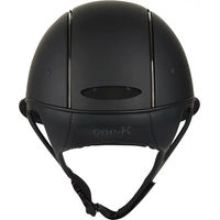Produktbild von OneK Reithelm für Unisex in matt verchromt Silber/Schwarz aus Kunststoff Größe 2