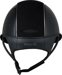 Produktbild von OneK Reithelm Glossy verchromt Unisex Silber Schwarz