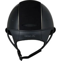 Produktbild von OneK Reithelm Glossy verchromt Unisex Silber Schwarz