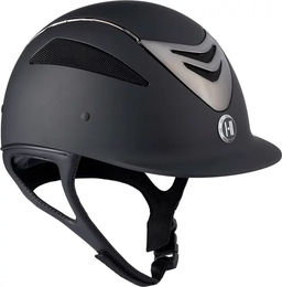 Produktbild von OneK Reithelm matt verchromt aus Kunststoff Unisex Silber Schwarz