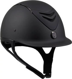 Produktbild von OneK Reithelm mit MIPS matt verchromt Unisex
