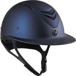 Produktbild von OneK Reithelm Unisex matt verchromt Silber Blau aus Kunststoff