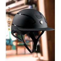 Produktbild von OneK Reithelm Xtreme Matt Glossy Pipe Schwarz