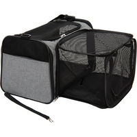 Produktbild von Onoen Tragetasche mit Freilauf für kleine Tiere Grau aus Polyester 48 x 30,5 x 30,5 cm