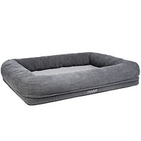Produktbild von ONVAYA Hundebett Hundesofa Grau Größe M 98x75x18 cm mit waschbarem Bezug