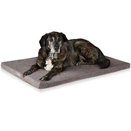 ONVAYA Orthopädisches Hundekissen aus Memory Foam in Grau XL 109 x 60 x 5 cm – Bild 1 von 6