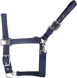 Produktbild von Onyx Pferd Halfter aus Stoff in Blau
