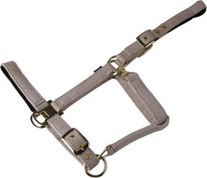 Produktbild von Onyx Pferdehalfter für Ponys aus Polyester in Rosa oder Beige