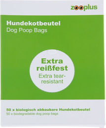 ooplus Hundekotbeutel biologisch abbaubar grün 50 Stück – Bild 1 von 5