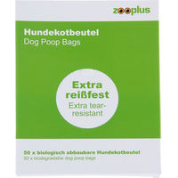 Produktbild von ooplus Hundekotbeutel biologisch abbaubar grün 50 Stück