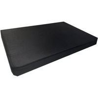 Produktbild von Ooplus Hundematte Hundebett Schwarz aus Polyester 8cm für erwachsene Hunde
