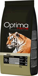 Produktbild von Optimanova Adult Katzenfutter Huhn Monoprotein Sensitive 6 kg