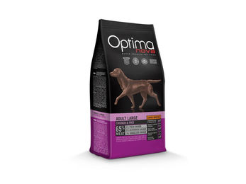 Optimanova Adult Large Hundefutter Huhn und Reis glutenfrei 12 kg - 2 x 12 kg – Bild 1 von 2
