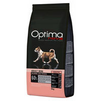 Produktbild von Optimanova Adult Mini Sensitive Hundefutter Lachskartoffel für kleine Rassen 6kg