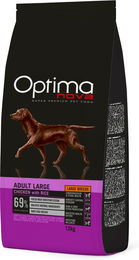 Produktbild von Optimanova Large Adult Hundefutter Huhn & Reis Monoprotein 12 kg