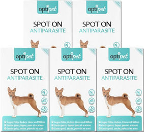 OptiPet Spot-On Hund Schutz gegen Zecken Flöhe Milben und Läuse 30x1,5ml - 30 x 1,5 ml – Bild 1 von 7