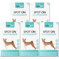 Produktbild von OptiPet Spot-On Hund Schutz gegen Zecken Flöhe Milben und Läuse 30x1,5ml - 30 x 1,5 ml