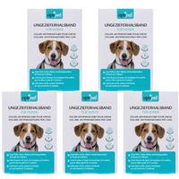 Produktbild von OptiPet Ungezieferhalsband für Hunde gegen Flöhe Zecken und Milben 5er Pack