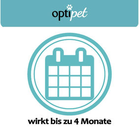 OptiPet Ungezieferhalsband für Hunde gegen Flöhe Zecken und Milben wasserfest Schwarz – Bild 1 von 8