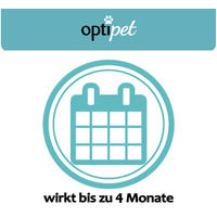 Produktbild von OptiPet Ungezieferhalsband für Hunde gegen Flöhe Zecken und Milben wasserfest Schwarz