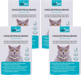 OptiPet Ungezieferhalsband für Katzen und Kitten zum Schutz gegen Flöhe, Zecken und Milben – Bild 1 von 13