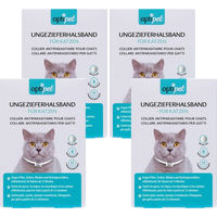 Produktbild von OptiPet Ungezieferhalsband für Katzen und Kitten zum Schutz gegen Flöhe, Zecken und Milben