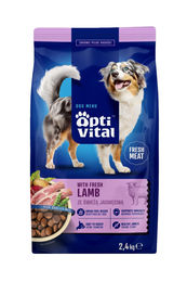 Optivital Hundetrockenfutter mit frischem Lamm 2,4kg – Bild 1 von 1